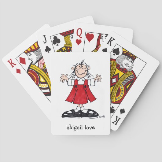 ABIGAIL LOVE DECK OF PLAYING CARDS SPIELKARTEN (Rückseite)