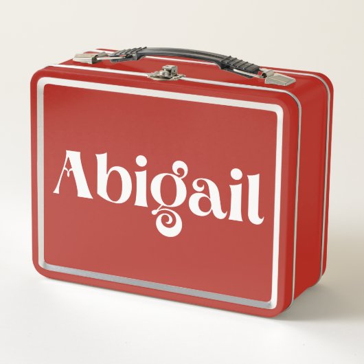 Abigail Metall Brotdose (Vorderseite)