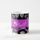 Abigail mit Blumen Kaffeetasse (Mittel)