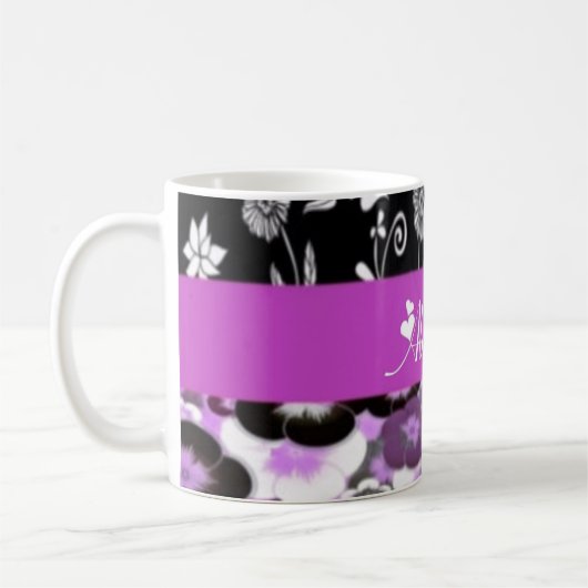 Abigail mit Blumen Kaffeetasse (Links)