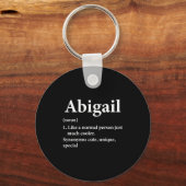 Abigail Name Definition Lustig D  Schlüsselanhänger (Vorderseite)