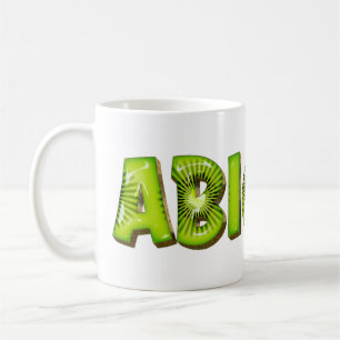 Abigail Name Kiwi Style Tasse Teetasse Kaffeetasse
