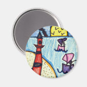 Abigail Salabarria Magnet (Vorderseite/Rückseite)