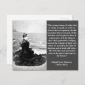 Abigail Scott Duniway Suffrage Oregon Leader Postkarte (Vorne/Hinten)