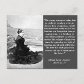 Abigail Scott Duniway Suffrage Oregon Leader Postkarte (Vorderseite)