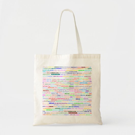 Abigail Text Design II CTC L.I.F.E. Bag Tragetasche (Vorne)