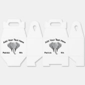 ABIGAIL - Text für den Namen des Kopfes eines Elef Geschenkschachtel (Ungeklappt)