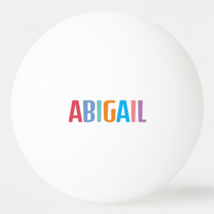 Abigail Tischtennisball