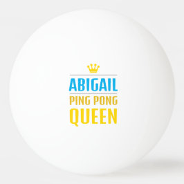 Abigail Tischtennisball