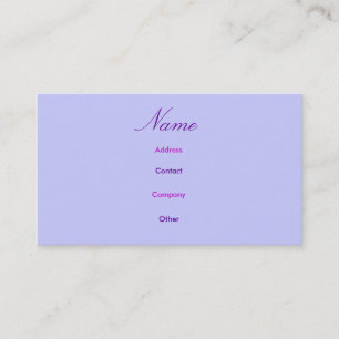 Abigail Visitenkarte