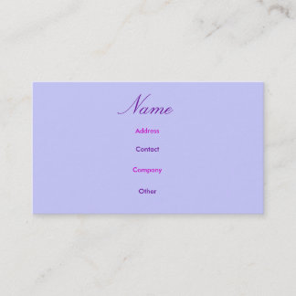 Abigail Visitenkarte