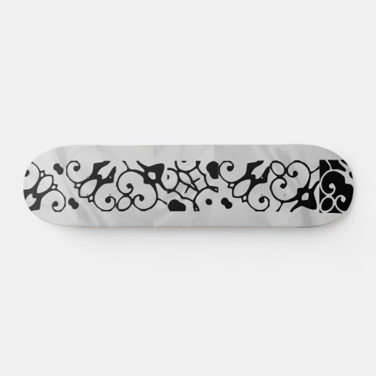 Abigail White Wave Wingnut Designer V Skateboard (Horizontal)