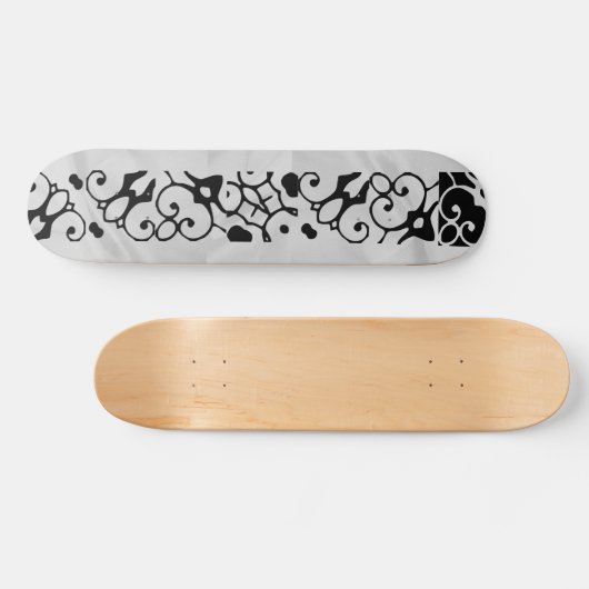Abigail White Wave Wingnut Designer V Skateboard (Horizontal)
