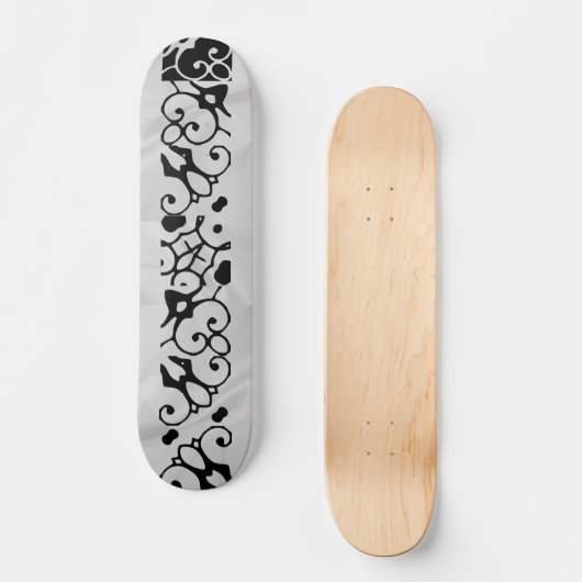 Abigail White Wave Wingnut Designer V Skateboard (Vorderseite)