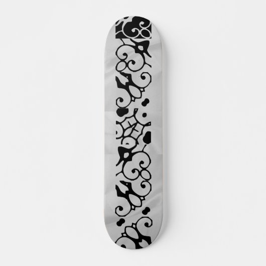 Abigail White Wave Wingnut Designer V Skateboard (Vorne)