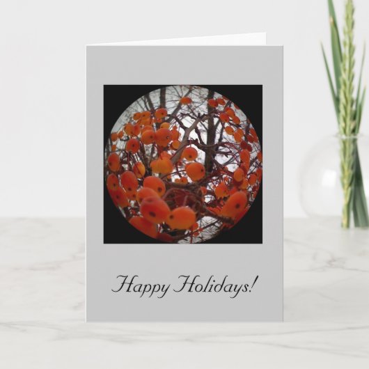 Abigail-Winter-runde Karte 1 (Vorderseite)