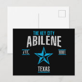 Abilene Postkarte (Vorne/Hinten)