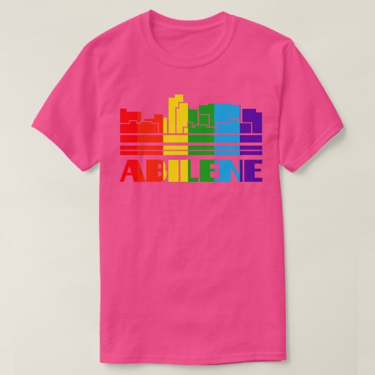 Abilene Pride Abilene LGBT Geschenk LGBTQ Support T-Shirt (Design vorne)