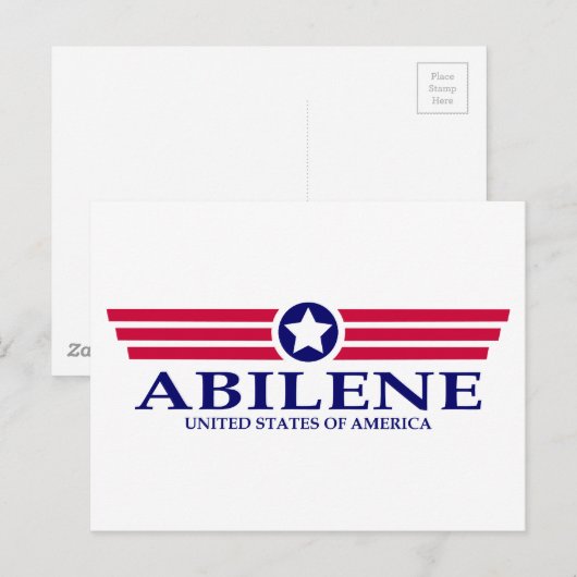 Abilene Pride Postkarte (Vorne/Hinten)