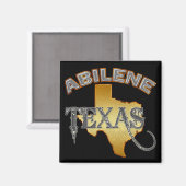 ABILENE, TEXAS MAGNET (Vorderseite/Rückseite)