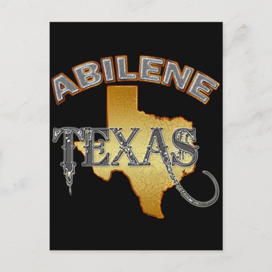 ABILENE, TEXAS POSTKARTE (Vorderseite)