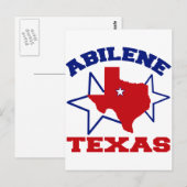 Abilene, Texas Postkarte (Vorne/Hinten)