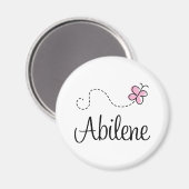 Abilene Texas T - Shirt Magnet (Vorderseite/Rückseite)