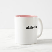 Abili-Tee Tee-Schale Zweifarbige Tasse (VorderseiteRechts)