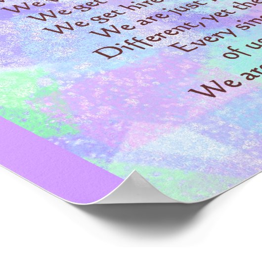 Abilities Poem Poster (Ecke)