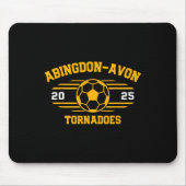 Abingdon-avon Tornadoes Fußballrechnung 2025 Mousepad (Vorne)