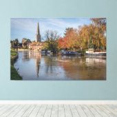 Abingdon-Landschaft Leinwanddruck (Insitu (Holzboden))