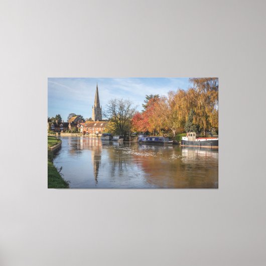 Abingdon-Landschaft Leinwanddruck (Vorderseite)