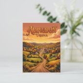 Abingdon USA Postkarte (Stehend Vorderseite)