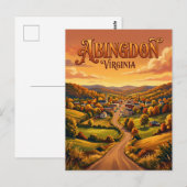 Abingdon USA Postkarte (Vorne/Hinten)