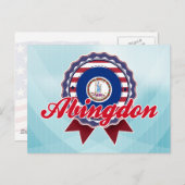 Abingdon, VA Postkarte (Vorne/Hinten)