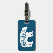 Abingdon Virginia Bear Gepäckanhänger (Vorderseite vertikal)