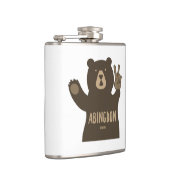 Abingdon Virginia Peace Bear Flachmann (Rechts)