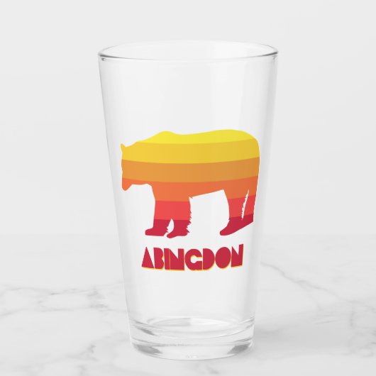 Abingdon Virginia Rainbow Bear Glas (Vorderseite)