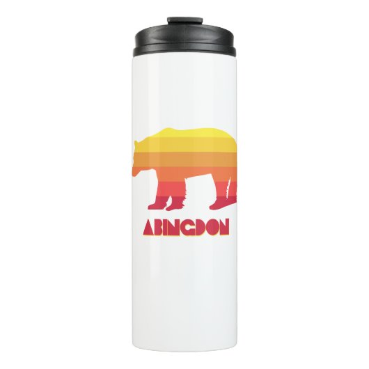 Abingdon Virginia Rainbow Bear Thermosbecher (Vorderseite)