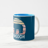 Abingdon Virginia Retro Bear Zweifarbige Tasse (VorderseiteRechts)
