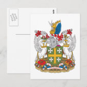 Abingdon-Wappen Postkarte (Vorne/Hinten)