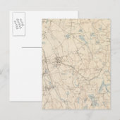 Abington, Massachusets Postkarte (Vorne/Hinten)