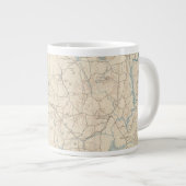 Abington, Massachusetts Jumbo-Tasse (Vorderseite Rechts)