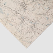 Abington, Massachusetts Seidenpapier (Ausschnitt)