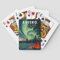 Abisko Nationalpark Nordlicht-Illustration