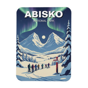 Abisko Nationalpark Schweden Reise Magnet