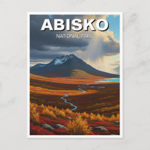 Abisko Nationalpark Schweden Reise Postkarte