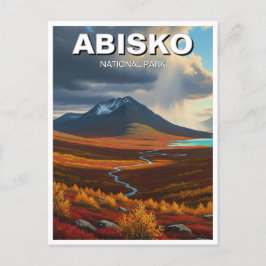 Abisko Nationalpark Schweden Reisen Postkarte