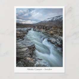 Abisko Schweden Postkarte
