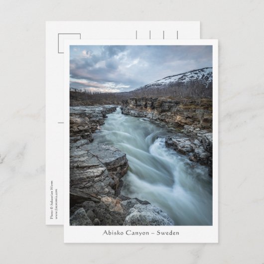 Abisko Schweden Postkarte (Vorne/Hinten)